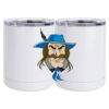 10 oz. White Stainless Steel Short Tumbler Thumbnail