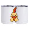 10 oz. White Stainless Steel Short Tumbler Thumbnail