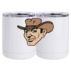 10 oz. White Stainless Steel Short Tumbler Thumbnail