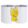 10 oz. White Stainless Steel Short Tumbler Thumbnail