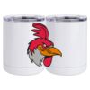 10 oz. White Stainless Steel Short Tumbler Thumbnail