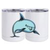 10 oz. White Stainless Steel Short Tumbler Thumbnail