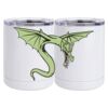 10 oz. White Stainless Steel Short Tumbler Thumbnail