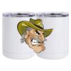 10 oz. White Stainless Steel Short Tumbler Thumbnail