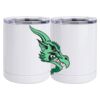 10 oz. White Stainless Steel Short Tumbler Thumbnail