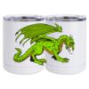 10 oz. White Stainless Steel Short Tumbler Thumbnail