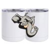 10 oz. White Stainless Steel Short Tumbler Thumbnail