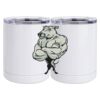 10 oz. White Stainless Steel Short Tumbler Thumbnail