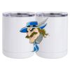10 oz. White Stainless Steel Short Tumbler Thumbnail