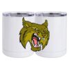 10 oz. White Stainless Steel Short Tumbler Thumbnail
