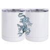 10 oz. White Stainless Steel Short Tumbler Thumbnail