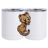 10 oz. White Stainless Steel Short Tumbler Thumbnail