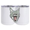 10 oz. White Stainless Steel Short Tumbler Thumbnail