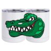10 oz. White Stainless Steel Short Tumbler Thumbnail