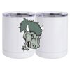 10 oz. White Stainless Steel Short Tumbler Thumbnail