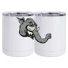 10 oz. White Stainless Steel Short Tumbler Thumbnail