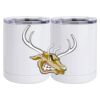 10 oz. White Stainless Steel Short Tumbler Thumbnail