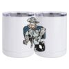 10 oz. White Stainless Steel Short Tumbler Thumbnail