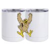 10 oz. White Stainless Steel Short Tumbler Thumbnail