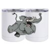 10 oz. White Stainless Steel Short Tumbler Thumbnail