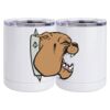 10 oz. White Stainless Steel Short Tumbler Thumbnail