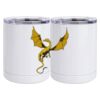 10 oz. White Stainless Steel Short Tumbler Thumbnail