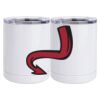 10 oz. White Stainless Steel Short Tumbler Thumbnail