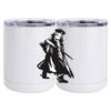 10 oz. White Stainless Steel Short Tumbler Thumbnail