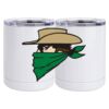 10 oz. White Stainless Steel Short Tumbler Thumbnail