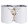 10 oz. White Stainless Steel Short Tumbler Thumbnail