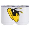 10 oz. White Stainless Steel Short Tumbler Thumbnail