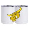10 oz. White Stainless Steel Short Tumbler Thumbnail