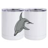 10 oz. White Stainless Steel Short Tumbler Thumbnail