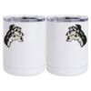 10 oz. White Stainless Steel Short Tumbler Thumbnail