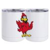 10 oz. White Stainless Steel Short Tumbler Thumbnail