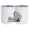 10 oz. White Stainless Steel Short Tumbler Thumbnail
