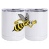 10 oz. White Stainless Steel Short Tumbler Thumbnail
