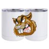 10 oz. White Stainless Steel Short Tumbler Thumbnail