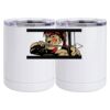 10 oz. White Stainless Steel Short Tumbler Thumbnail