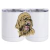 10 oz. White Stainless Steel Short Tumbler Thumbnail