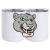 10 oz. White Stainless Steel Short Tumbler Thumbnail