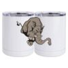 10 oz. White Stainless Steel Short Tumbler Thumbnail