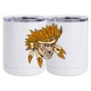 10 oz. White Stainless Steel Short Tumbler Thumbnail