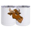10 oz. White Stainless Steel Short Tumbler Thumbnail