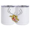 10 oz. White Stainless Steel Short Tumbler Thumbnail