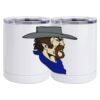 10 oz. White Stainless Steel Short Tumbler Thumbnail