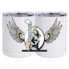10 oz. White Stainless Steel Short Tumbler Thumbnail