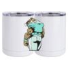 10 oz. White Stainless Steel Short Tumbler Thumbnail