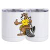10 oz. White Stainless Steel Short Tumbler Thumbnail