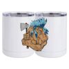 10 oz. White Stainless Steel Short Tumbler Thumbnail